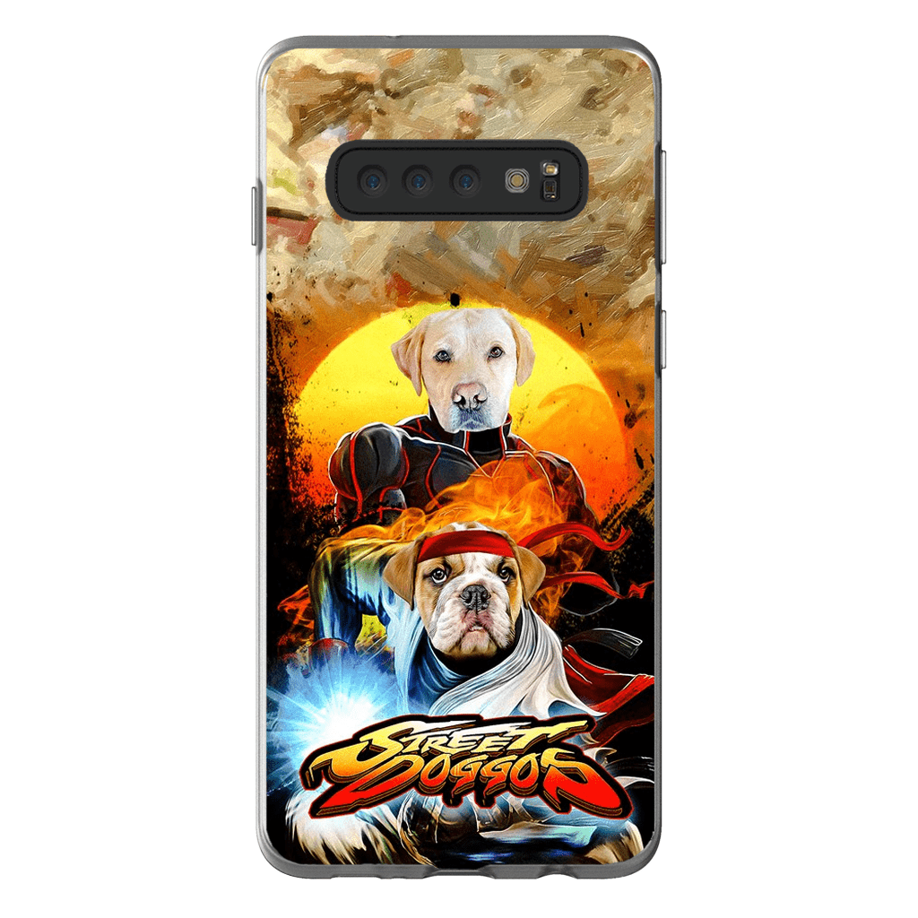 Funda personalizada para teléfono con 2 mascotas &#39;Street Doggos&#39;