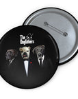 El pin personalizado de Dogfather(s) (1 - 4 mascotas) 