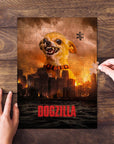 Rompecabezas personalizado para mascotas 'Dogzilla'