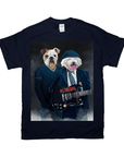 Camiseta personalizada para 2 mascotas 'AC/Doggos'