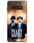 Funda personalizada para teléfono con 2 mascotas 'Peaky Woofers'