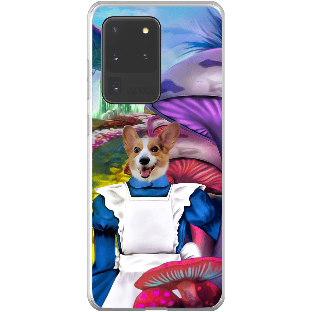 Funda para móvil personalizada &#39;Alicia en Doggoland&#39;