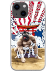 Funda para móvil personalizada 'El luchador de sumo'