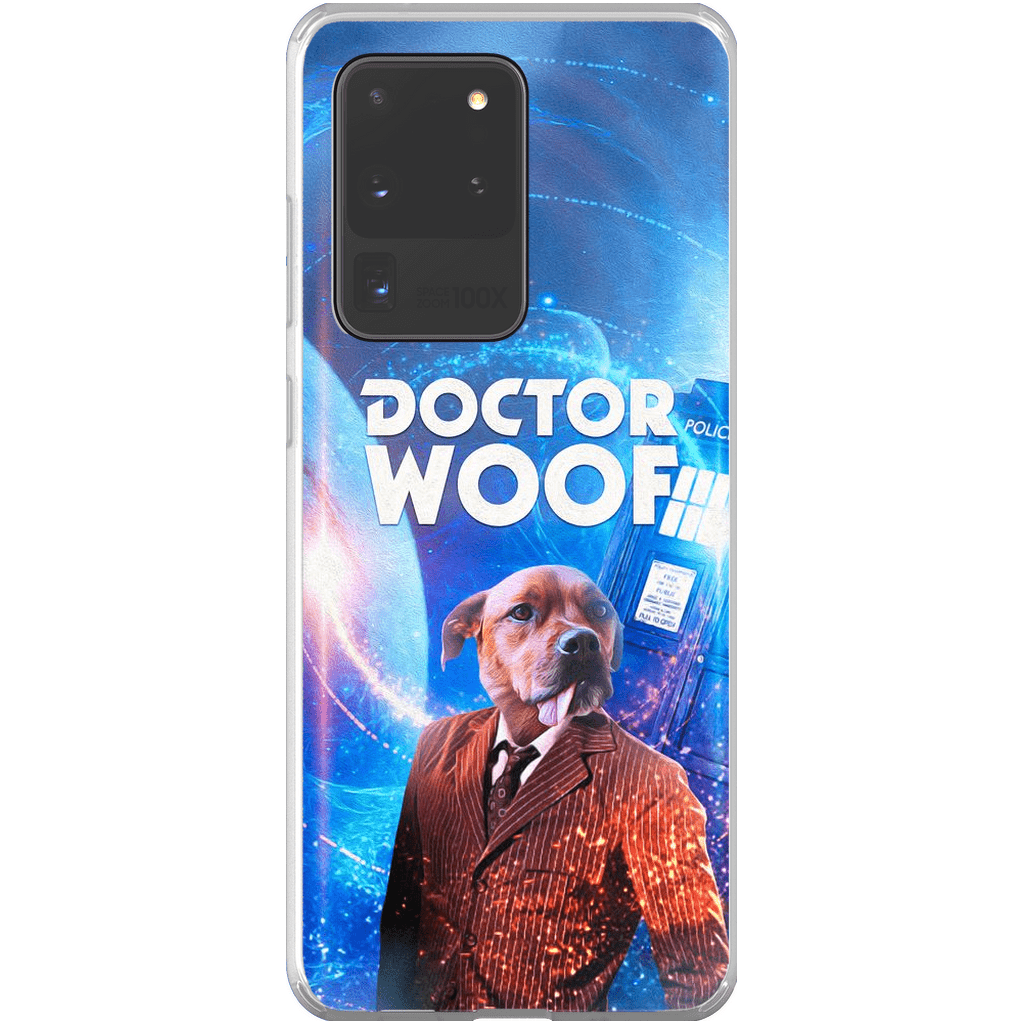 &#39;Dr. Funda de teléfono personalizada Woof (masculino)