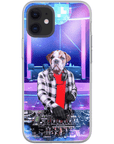 Funda para móvil personalizada 'El DJ masculino'