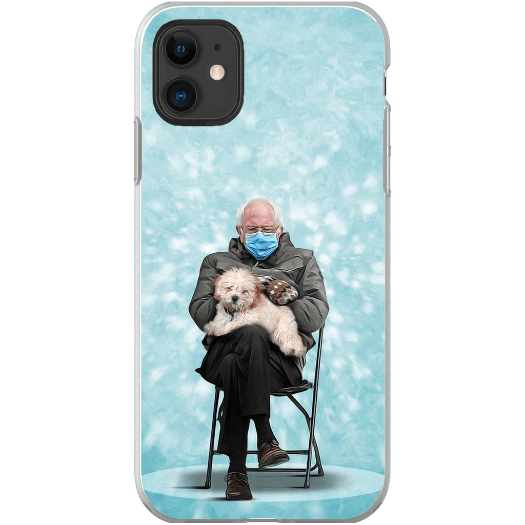 Funda para móvil personalizada &#39;Bernard y su mascota&#39;