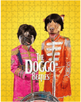 Puzzle personalizado de 2 mascotas 'The Doggo Beatles'