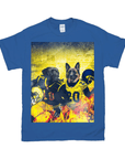 Camiseta personalizada para 2 mascotas 'Michigan Doggos'