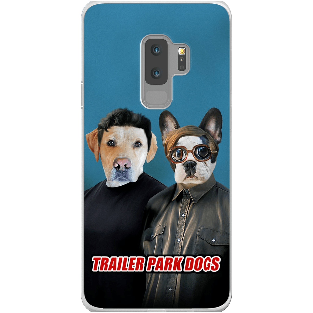 &#39;Trailer Park Dogs 1&#39; Funda personalizada para teléfono con 2 mascotas