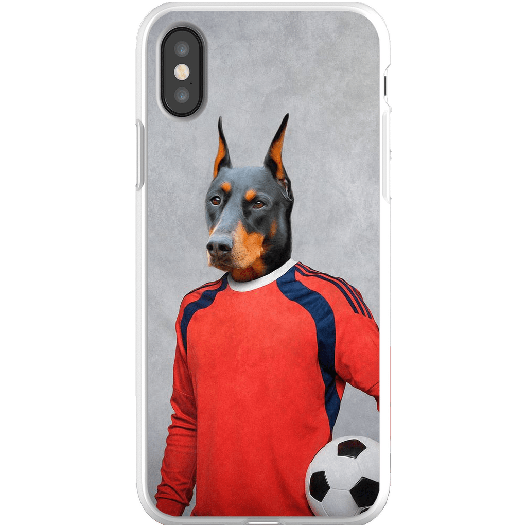 Funda para móvil personalizada &#39;El portero de fútbol&#39;