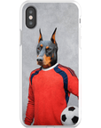 Funda para móvil personalizada 'El portero de fútbol'