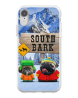 Funda personalizada para teléfono con 2 mascotas 'South Bark'