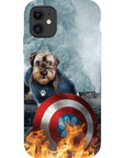 Funda para teléfono personalizada 'Capitán Doggmerica'