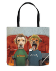 Bolsa de tela personalizada para 2 mascotas 'Beavis and Buttsniffer'