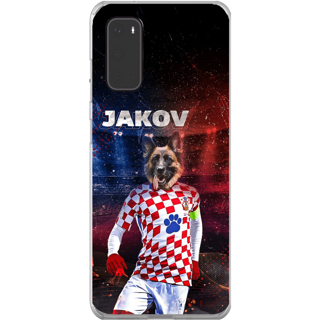 Funda para móvil personalizada &#39;Croacia Doggos Soccer&#39;