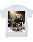 Camiseta personalizada para mascotas 'El baterista'