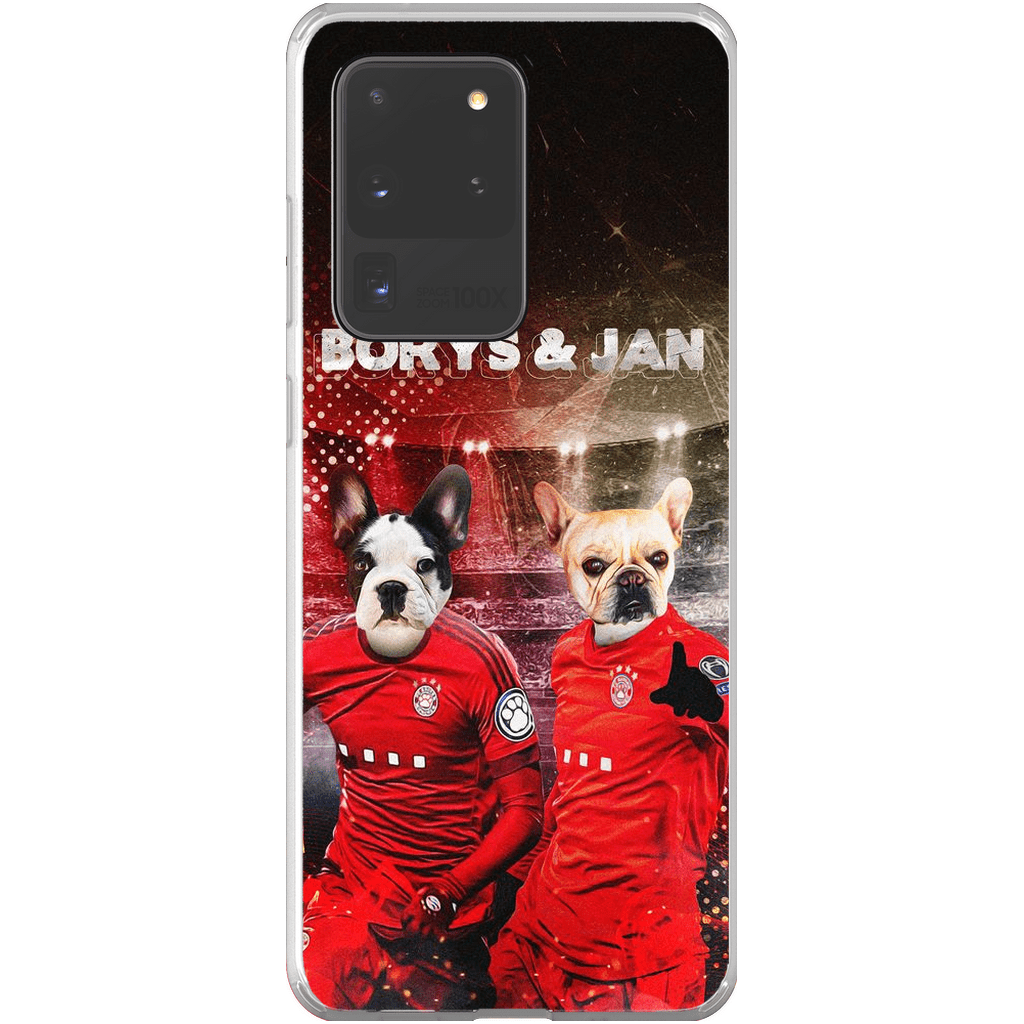 Funda personalizada para teléfono con 2 mascotas &#39;Poland Doggos&#39;