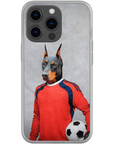 Funda para móvil personalizada 'El portero de fútbol'