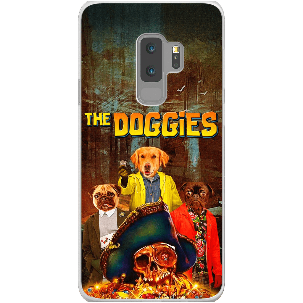 &#39;The Doggies&#39; Funda personalizada para teléfono con 3 mascotas