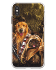 Funda personalizada para teléfono con 2 mascotas 'Chewdogga &amp; Dogg-E-Wok'