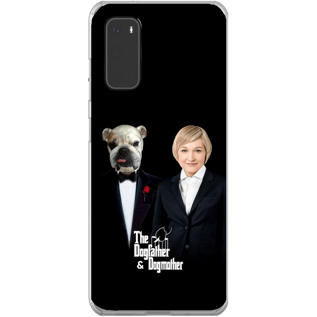 Funda personalizada para teléfono humano o mascota &#39;The Dogfather &amp;amp; Dogmother&#39;