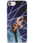 Funda personalizada para teléfono con mascota '1980s Lazer Portrait'