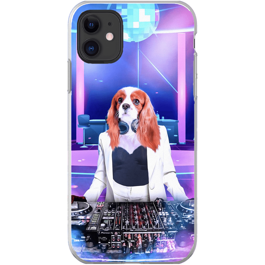 Funda para móvil personalizada &#39;La DJ femenina&#39;