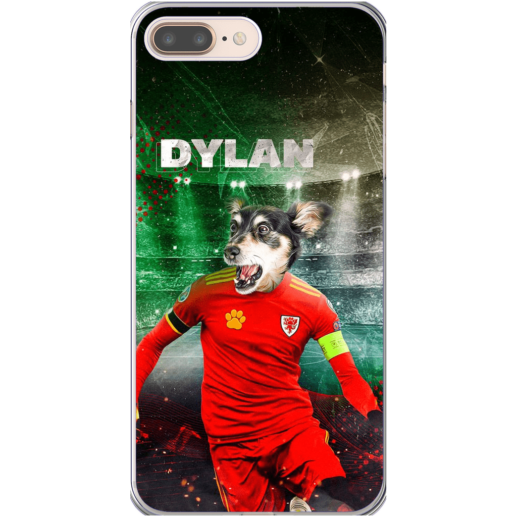 Funda para teléfono personalizada &#39;Wales Doggos Soccer&#39;