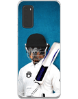 Funda para teléfono personalizada 'El jugador de críquet'