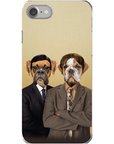 'The Woofice' Funda personalizada para teléfono con 2 mascotas