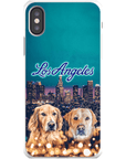 Funda personalizada para teléfono con 2 mascotas 'Doggos of Los Angeles'