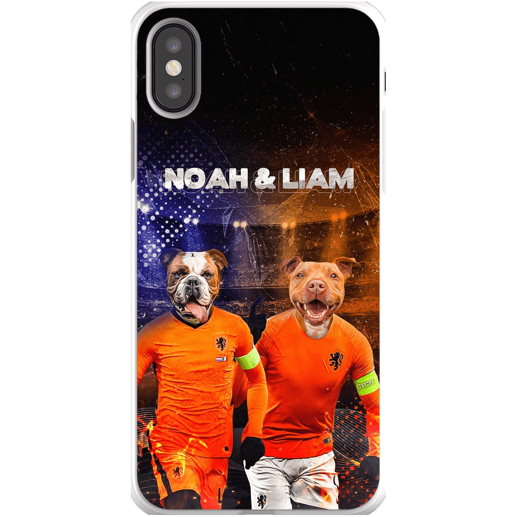 Funda personalizada para teléfono con 2 mascotas &#39;Holland Doggos&#39;