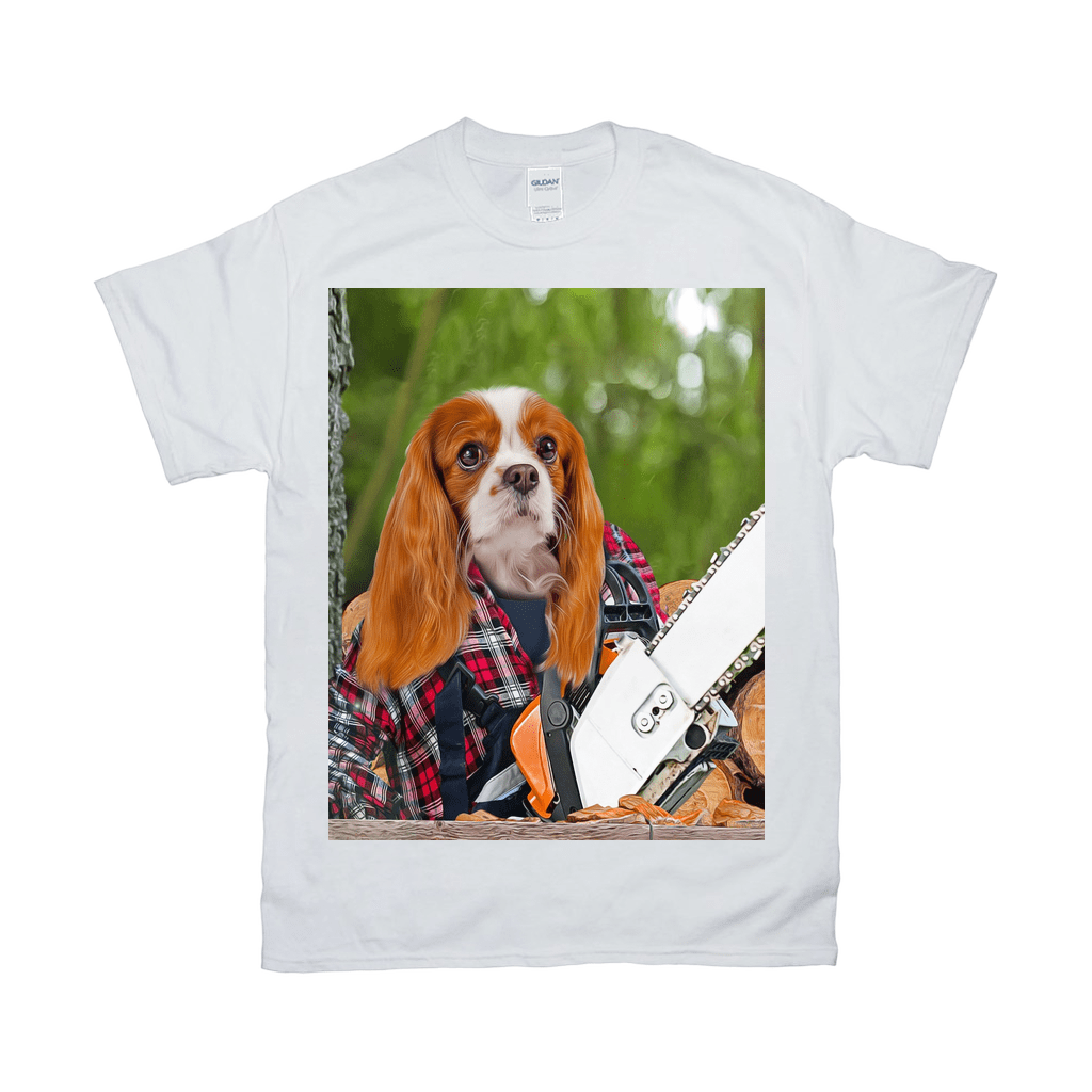 Camiseta personalizada para mascotas &#39;Lumberwoman&#39;