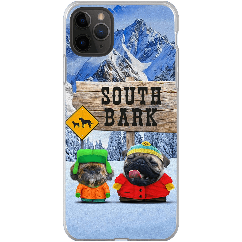 Funda personalizada para teléfono con 2 mascotas &#39;South Bark&#39;