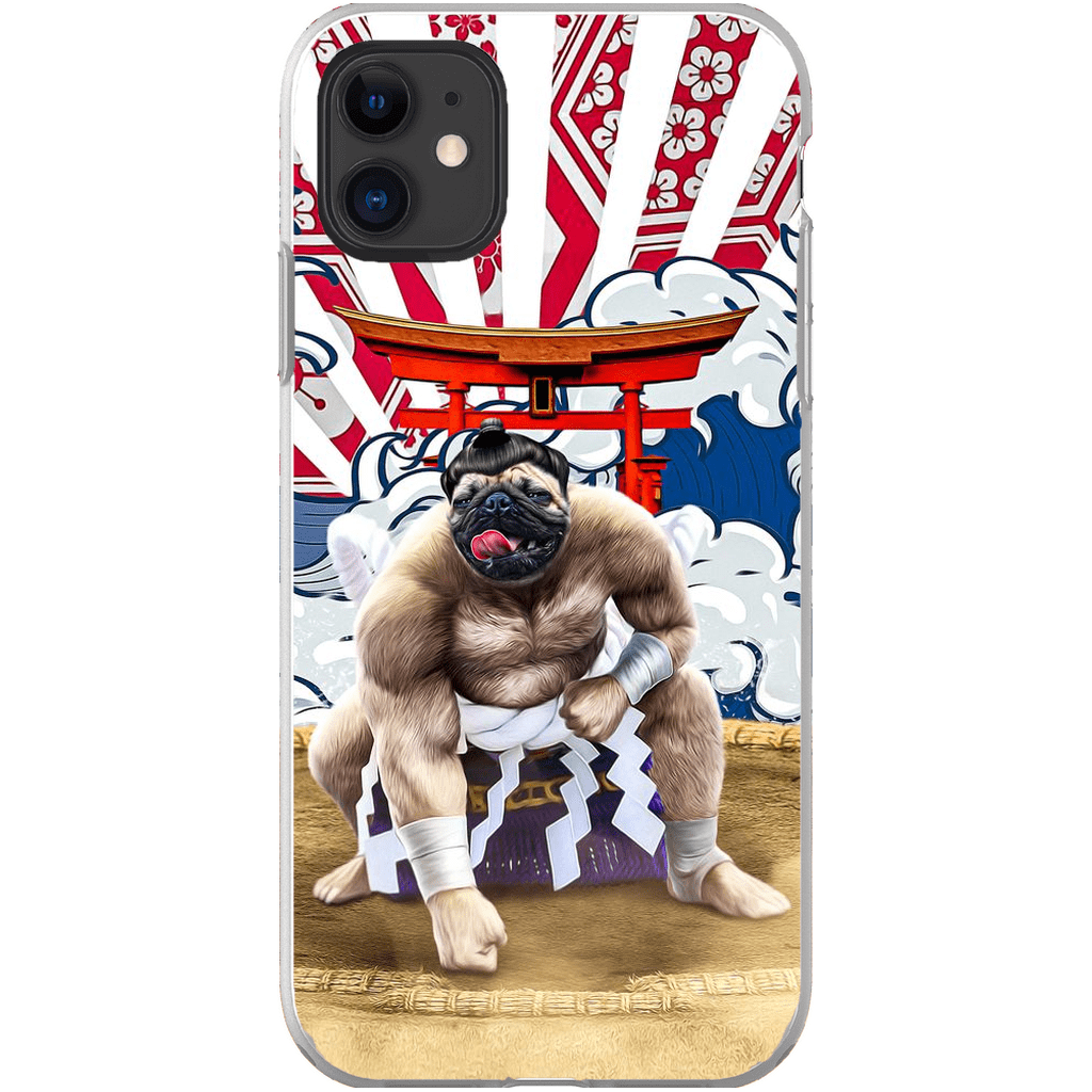 Funda para móvil personalizada &#39;El luchador de sumo&#39;