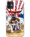 Funda para móvil personalizada 'El luchador de sumo'