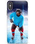 Funda para móvil personalizada 'El jugador de hockey'