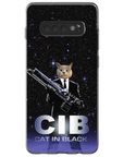 Funda para móvil personalizada 'Gato de negro'