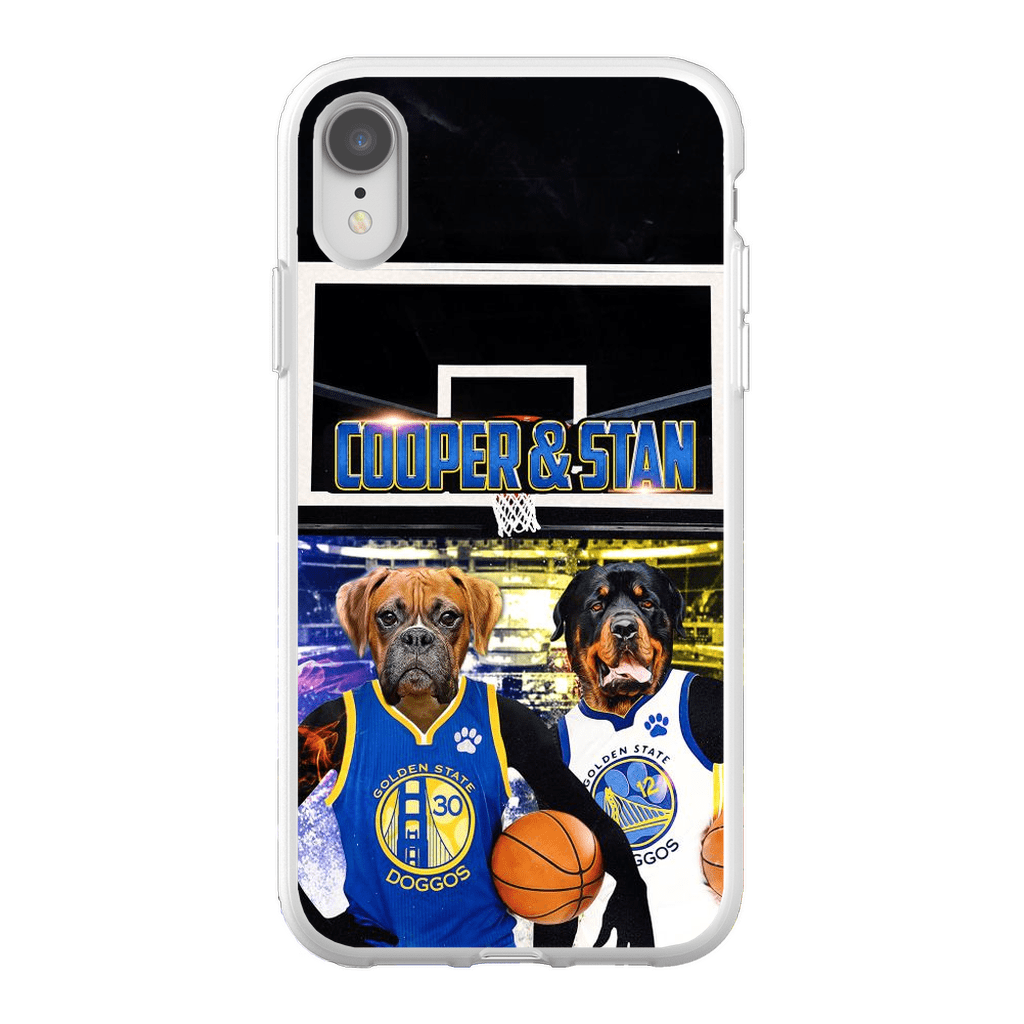 Funda personalizada para teléfono con 2 mascotas &#39;Golden State Doggos&#39;