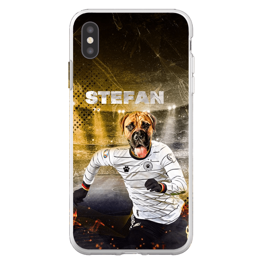 Funda para móvil personalizada &#39;Alemania Doggos Soccer&#39;