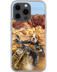 Funda para móvil personalizada 'Dogati Rider'