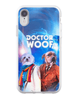 'Dr. Funda personalizada para teléfono con 2 mascotas Woof'