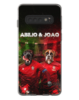 'Portugal Doggos' Funda personalizada para teléfono con 2 mascotas