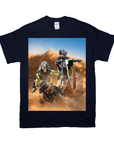 Camiseta personalizada con 2 mascotas 'The Motocross Riders'