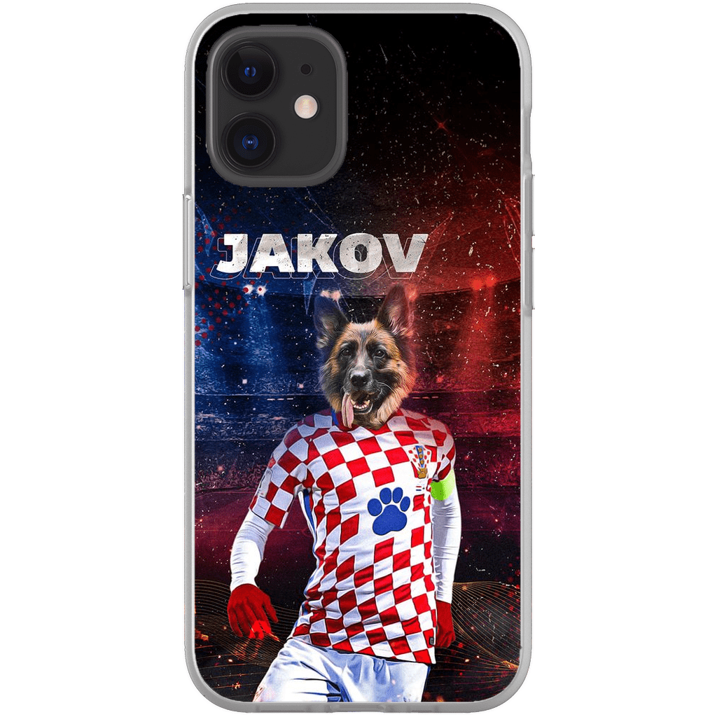 Funda para móvil personalizada &#39;Croacia Doggos Soccer&#39;