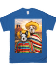 Camiseta personalizada para 2 mascotas '2 Amigos' 