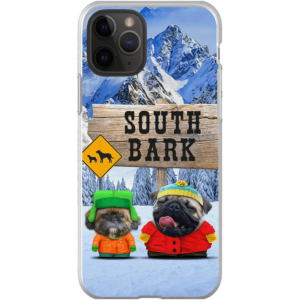 Funda personalizada para teléfono con 2 mascotas &#39;South Bark&#39;