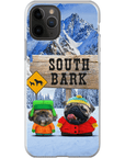 Funda personalizada para teléfono con 2 mascotas 'South Bark'