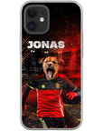 Funda para móvil personalizada 'Belgium Doggos Soccer'