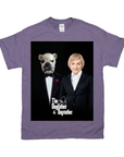 Camiseta personalizada para mascota/humano 'The Dogfather &amp; Dogmother' 